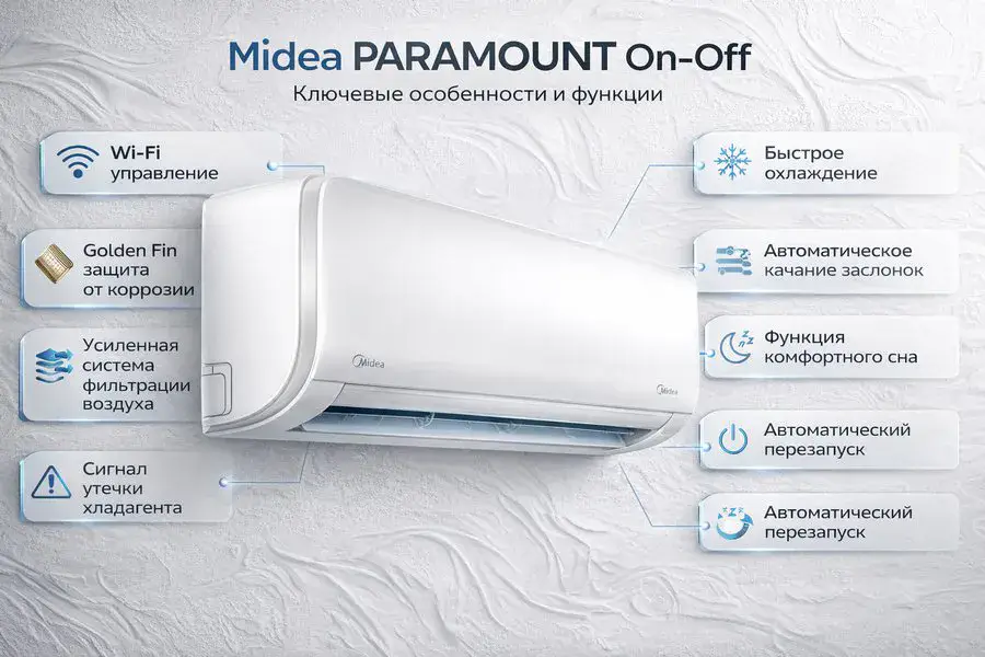 Кондиционер Midea Paramount